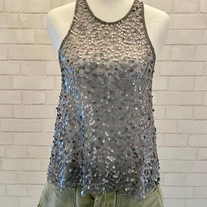 Free-people Women's Silver Blouse